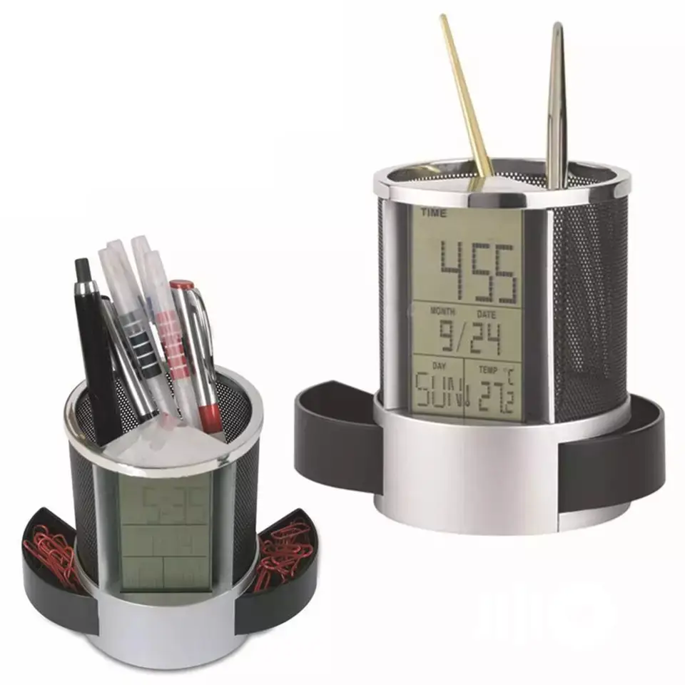 Office LCD Countdown Function Alarm Clock Time Temperature
