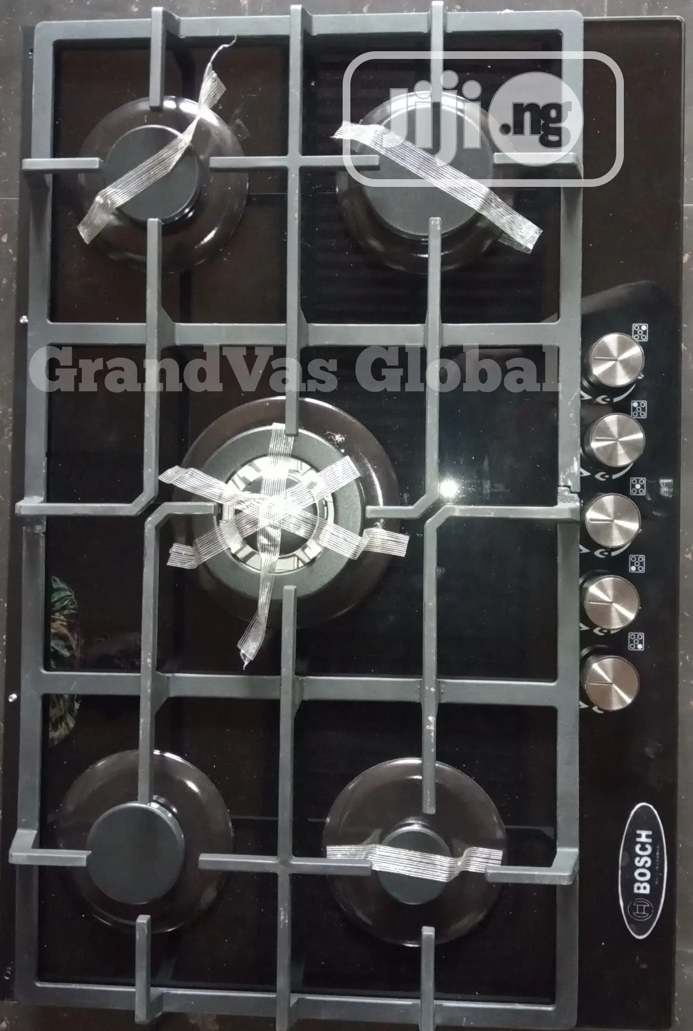 Bosch Built in Gas Hob 5 Burners - Glass Top