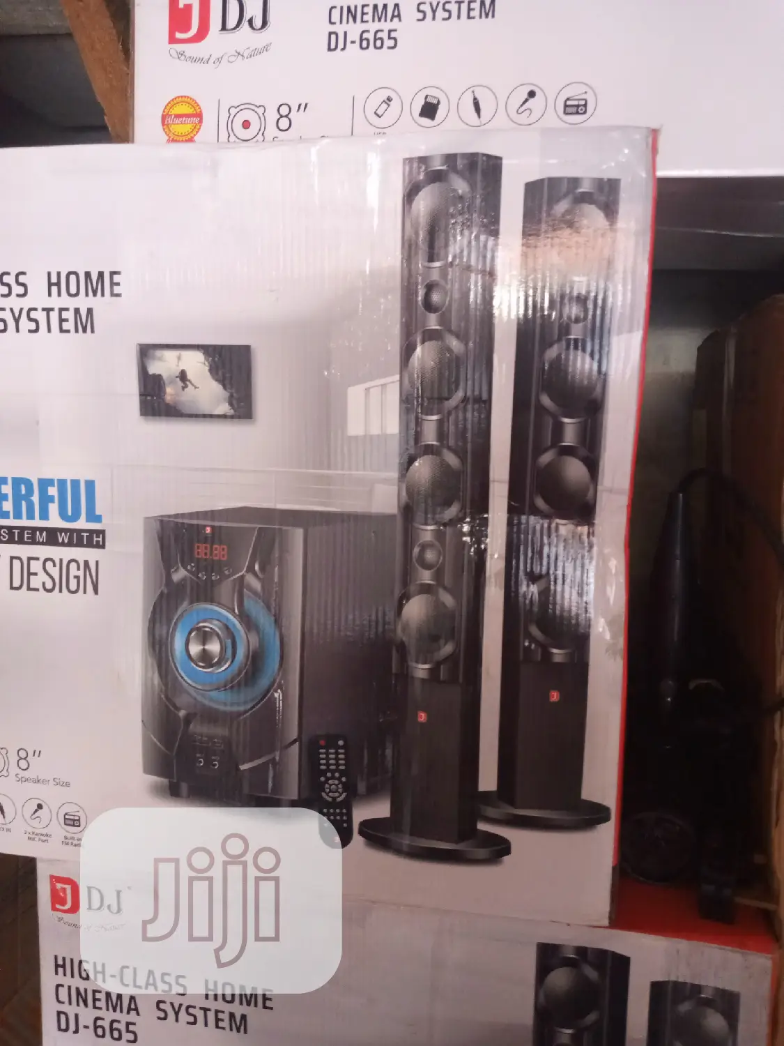 DJ 665 High-Class Home Theater With Hi-Bass Sub-Woofer
