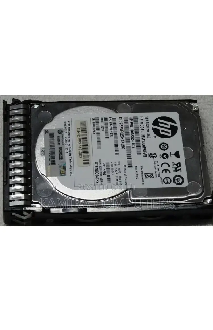 1TB HDD 2.5 SAS For Server Systems.