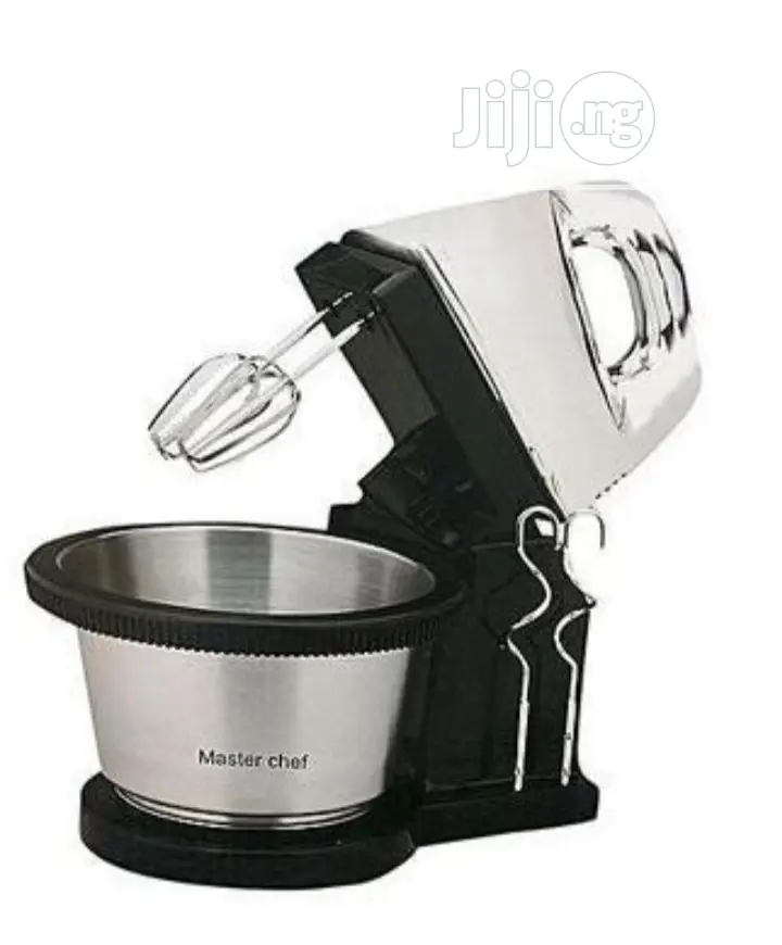 Master Chef Hand Mixer With Rotating Bowl (Cake Mixer)