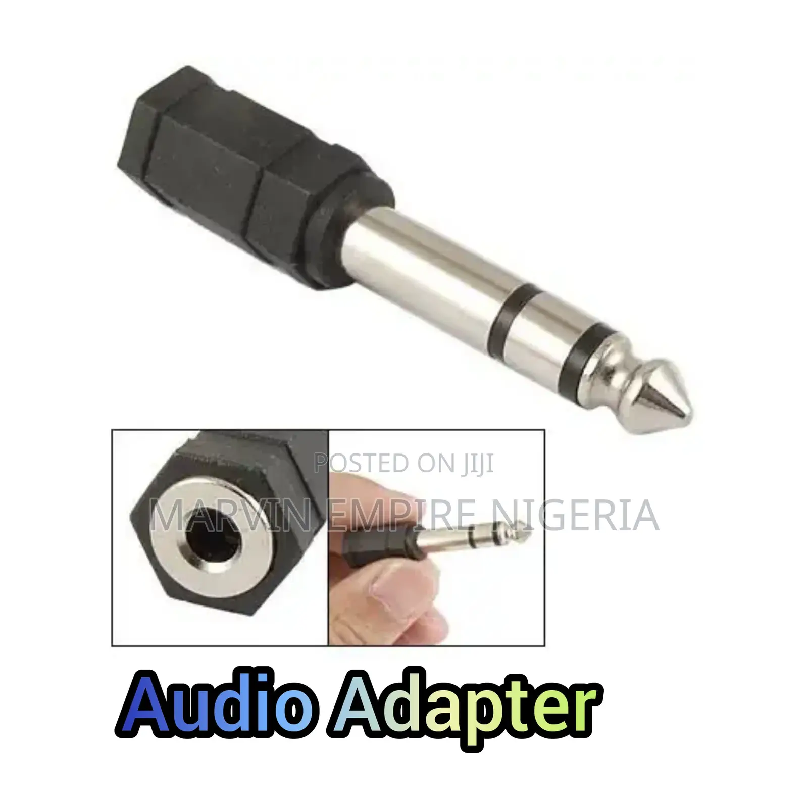 New 6.5mm Male To 3.5mm Female Plug Adapter Headphone Extens