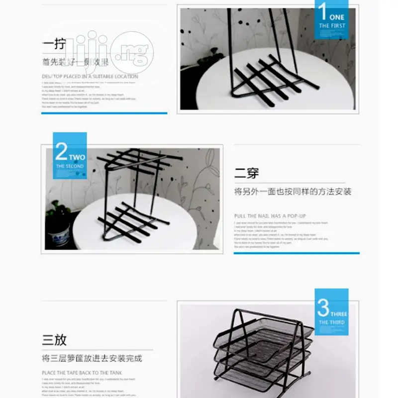 Durable File Tray A4 Document Holder A4 Copy Paper Tray 3