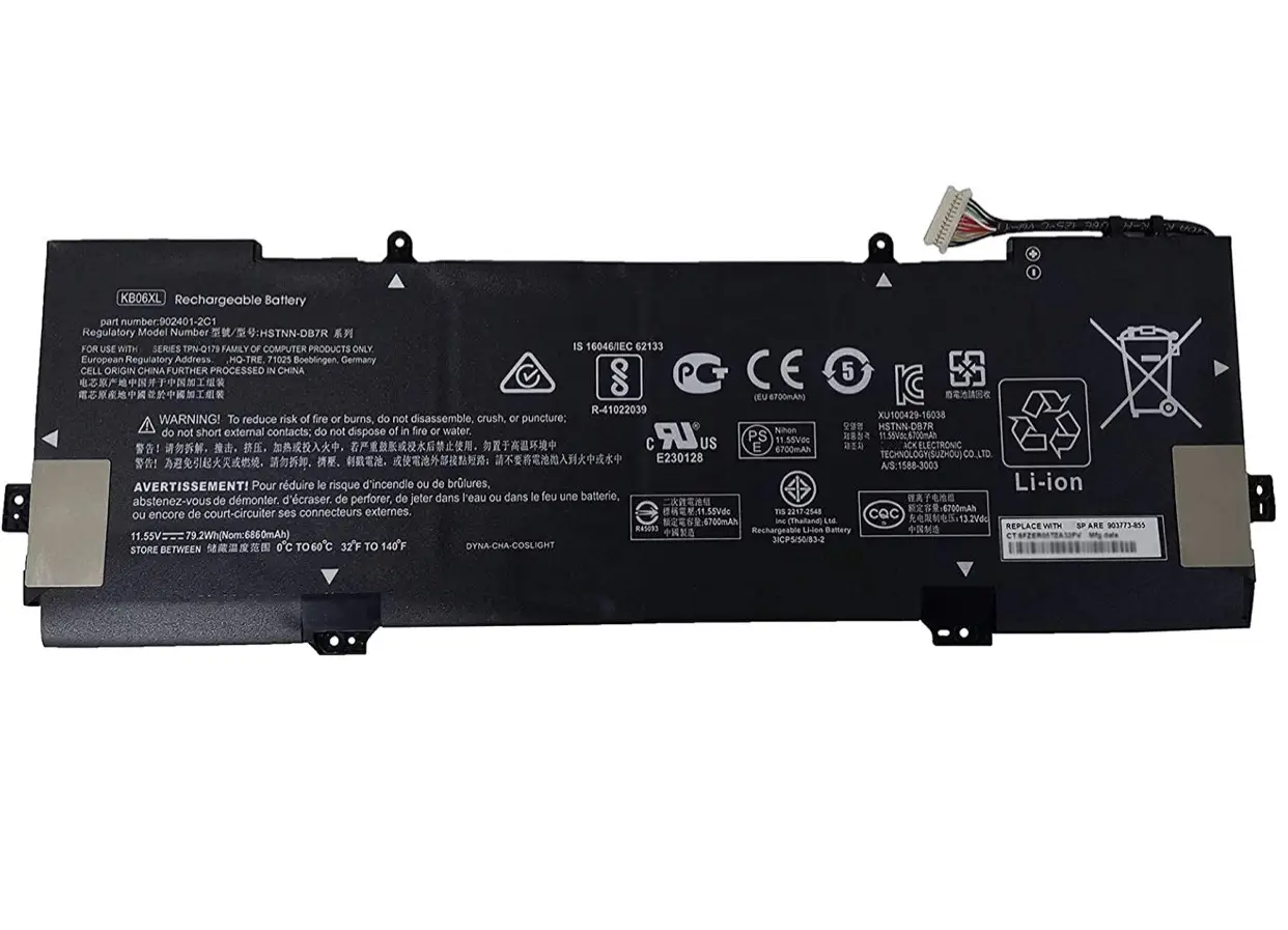 HP Spectre X360 15-Bl002xx Series Z6k96ea Z6k99ea Battery