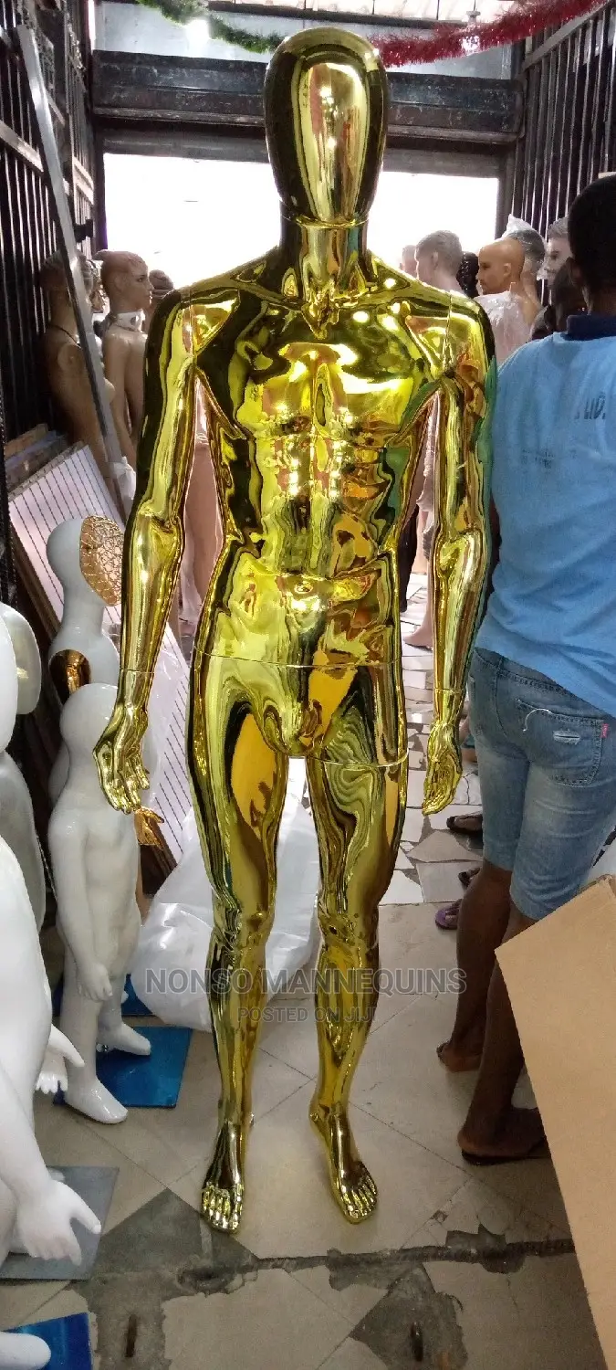 Honey Comb Gold Chrome Mannequins