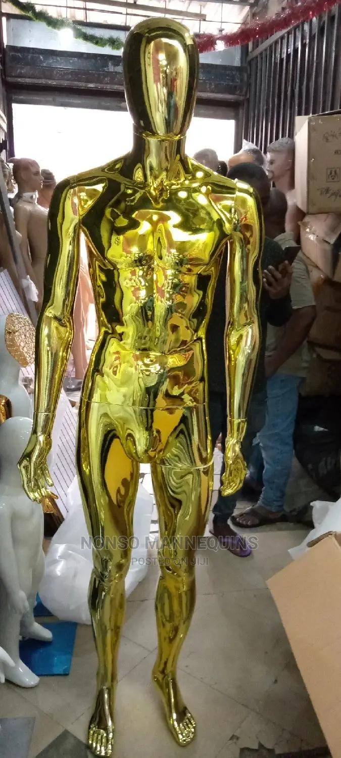 Honey Comb Gold Chrome Mannequins