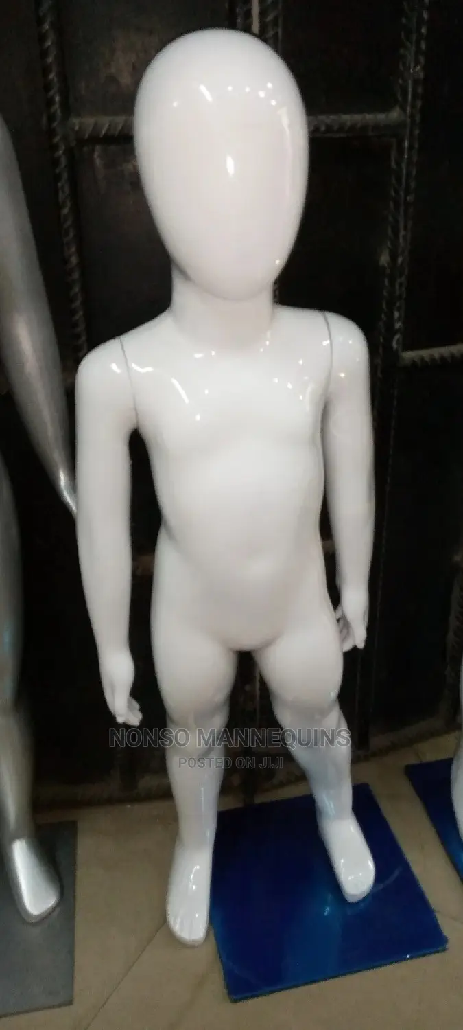 Unisex Glossy White Kidz Mannequins