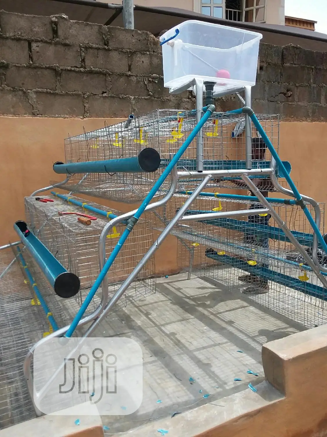 Battery Cage With Automatic Drinkers