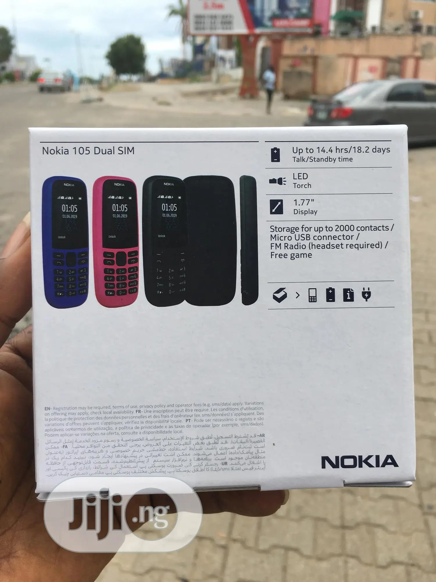 New Nokia 105 Blue