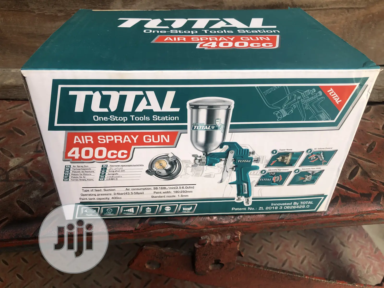 Total Spray Gun 400cc Up Cup One Stop Tools Station
