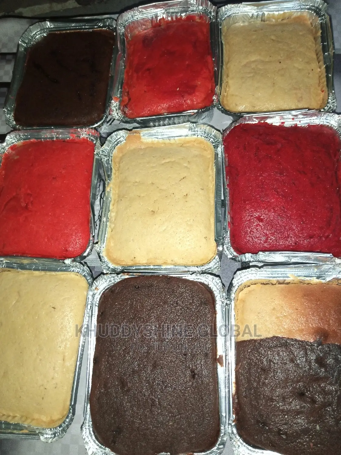 Chocolate, Vanilla And Red Velvet Cakes