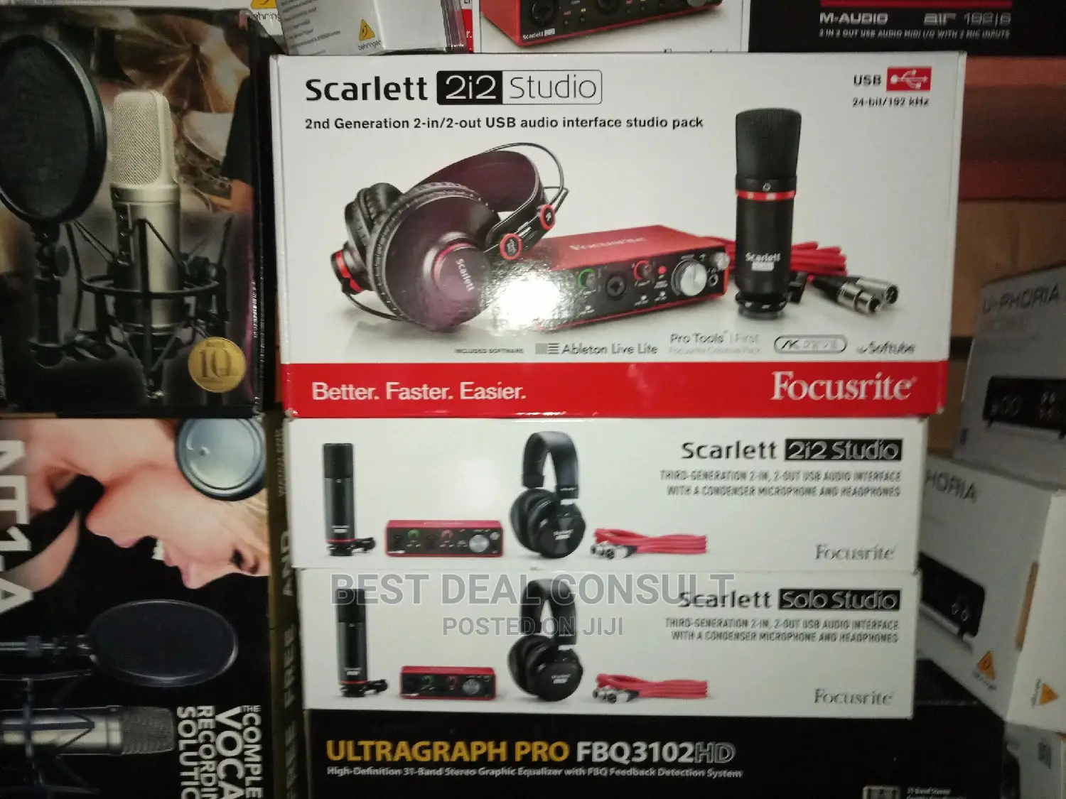 Scarlett Focusrite Studio Sound Card