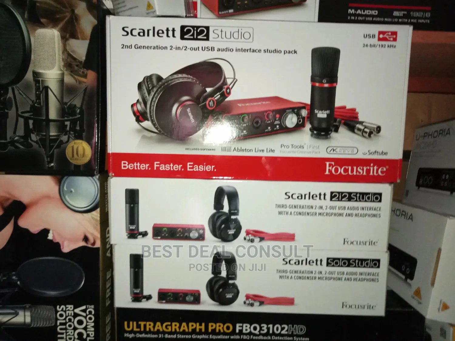 Scarlett Focusrite Studio Sound Card