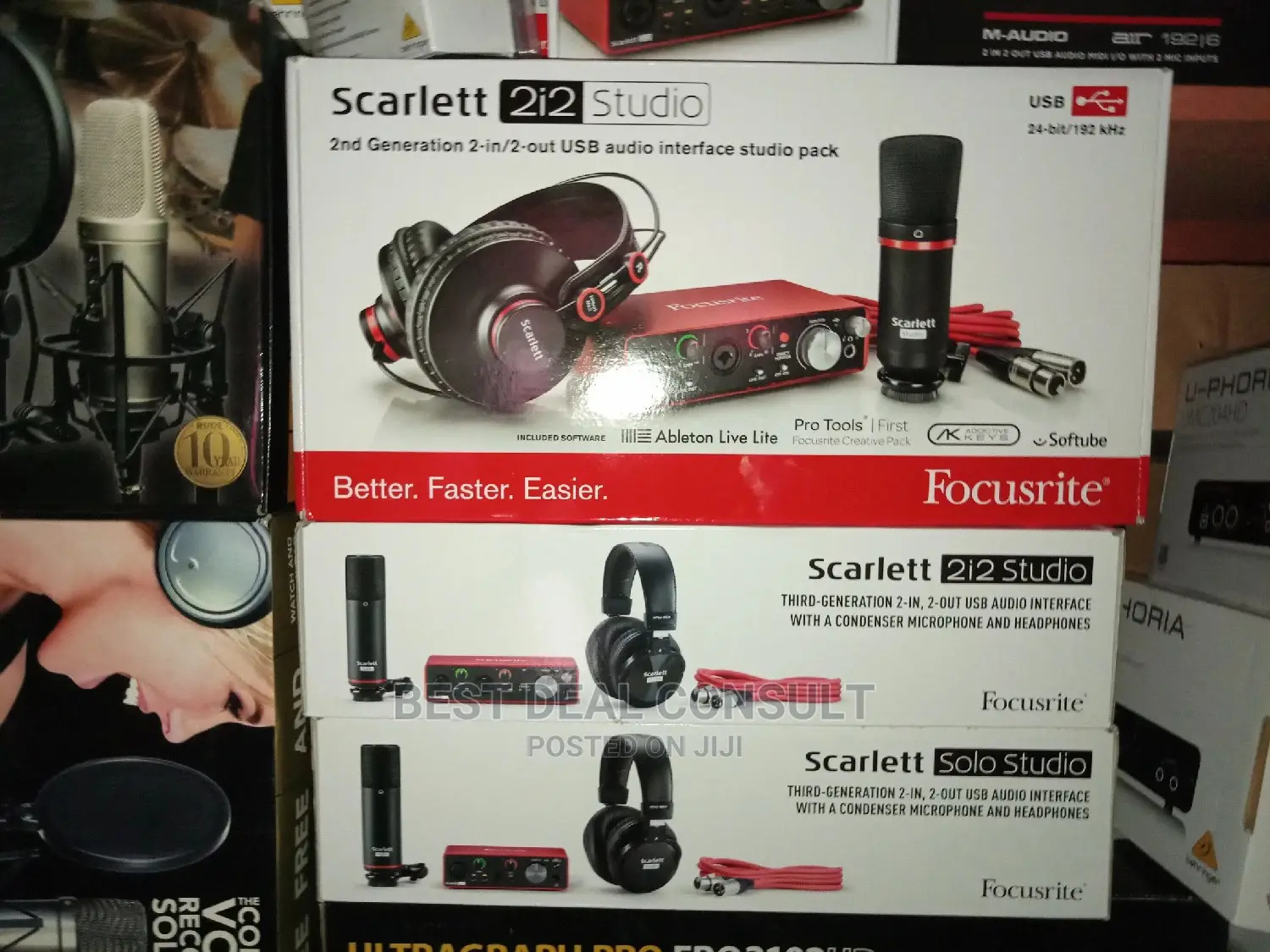 Scarlett Focusrite Studio Sound Card