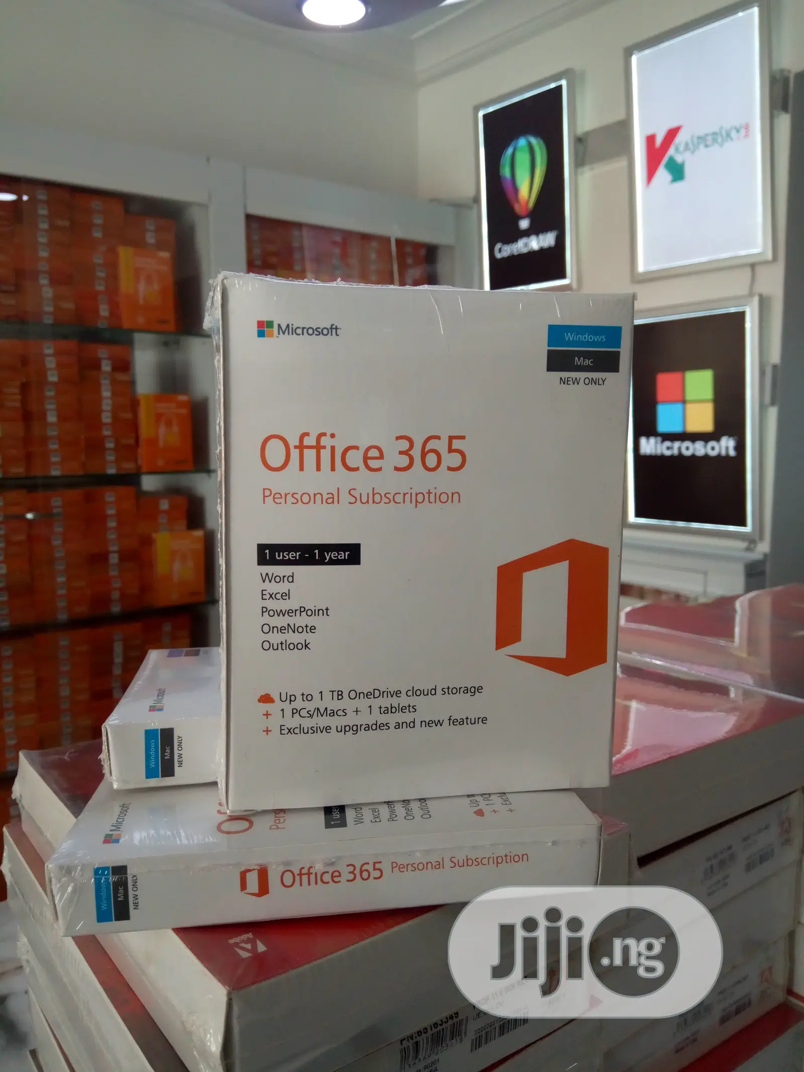 Microsoft Office 365 Personal | 1 Device | 1 Year | Box