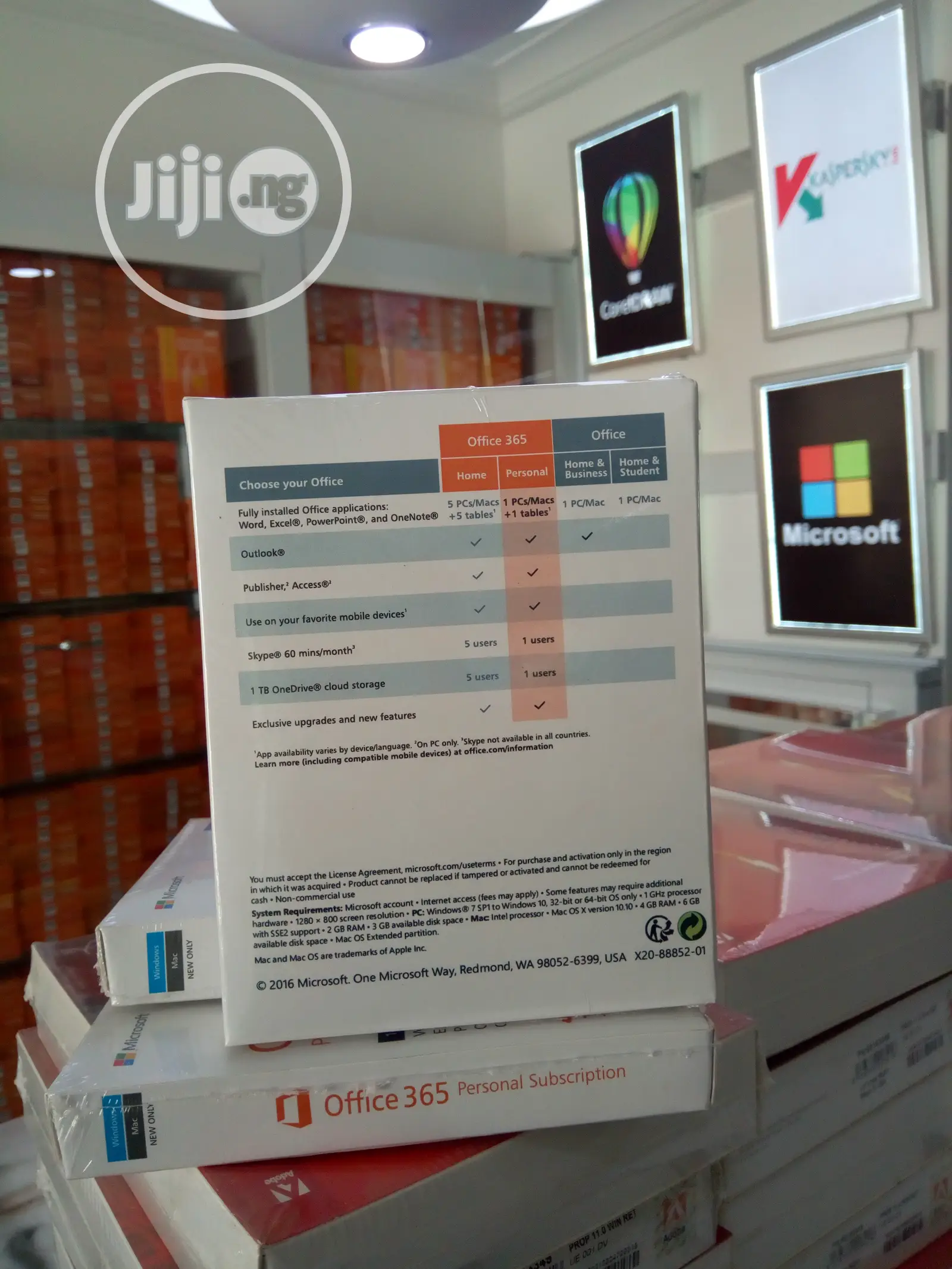 Microsoft Office 365 Personal | 1 Device | 1 Year | Box