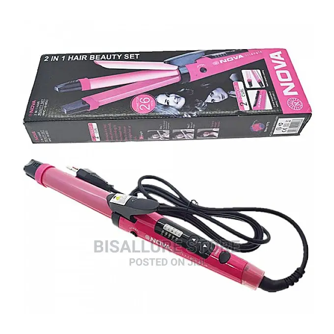 Nova Hair Curler and Straightener -Big Size