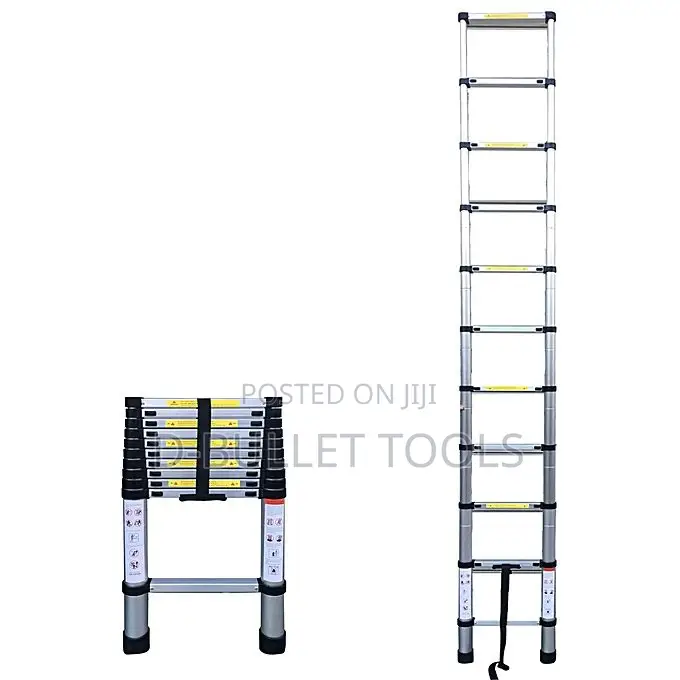 10.50FT(3.2m) H Foldable Aluminium Alloy Ladder 7/9/11steps