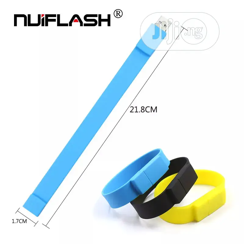 Multicolor Silicone Bracelet Wrist Band Flash Memoria Usb Stick 4GB 8G