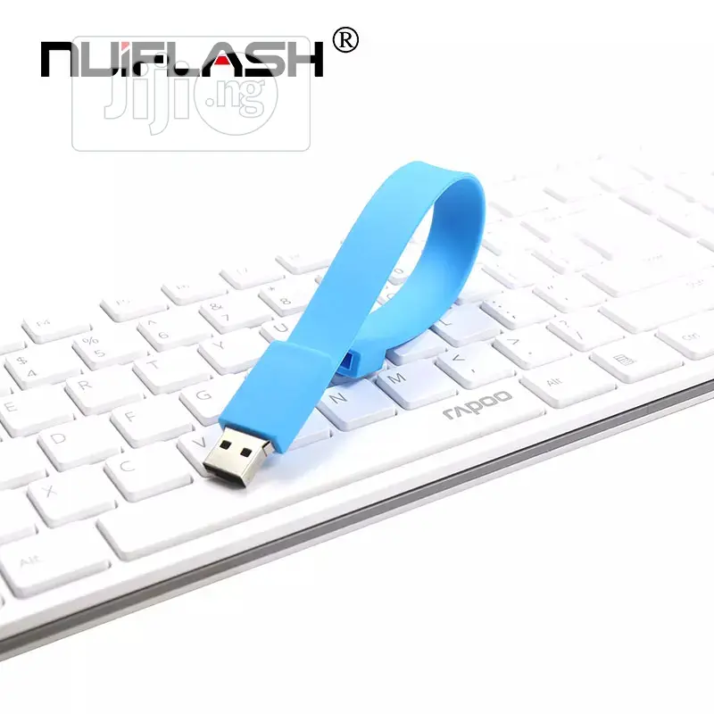 Multicolor Silicone Bracelet Wrist Band Flash Memoria Usb Stick 4GB 8G