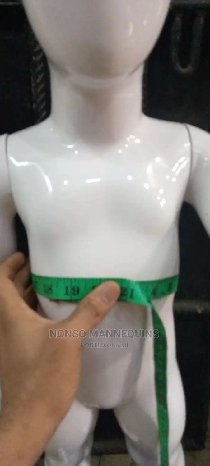 Unisex Glossy White Babies Mannequin