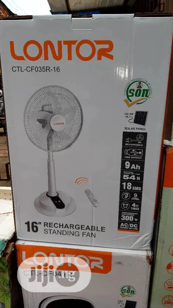 16" Rechargeable Fan