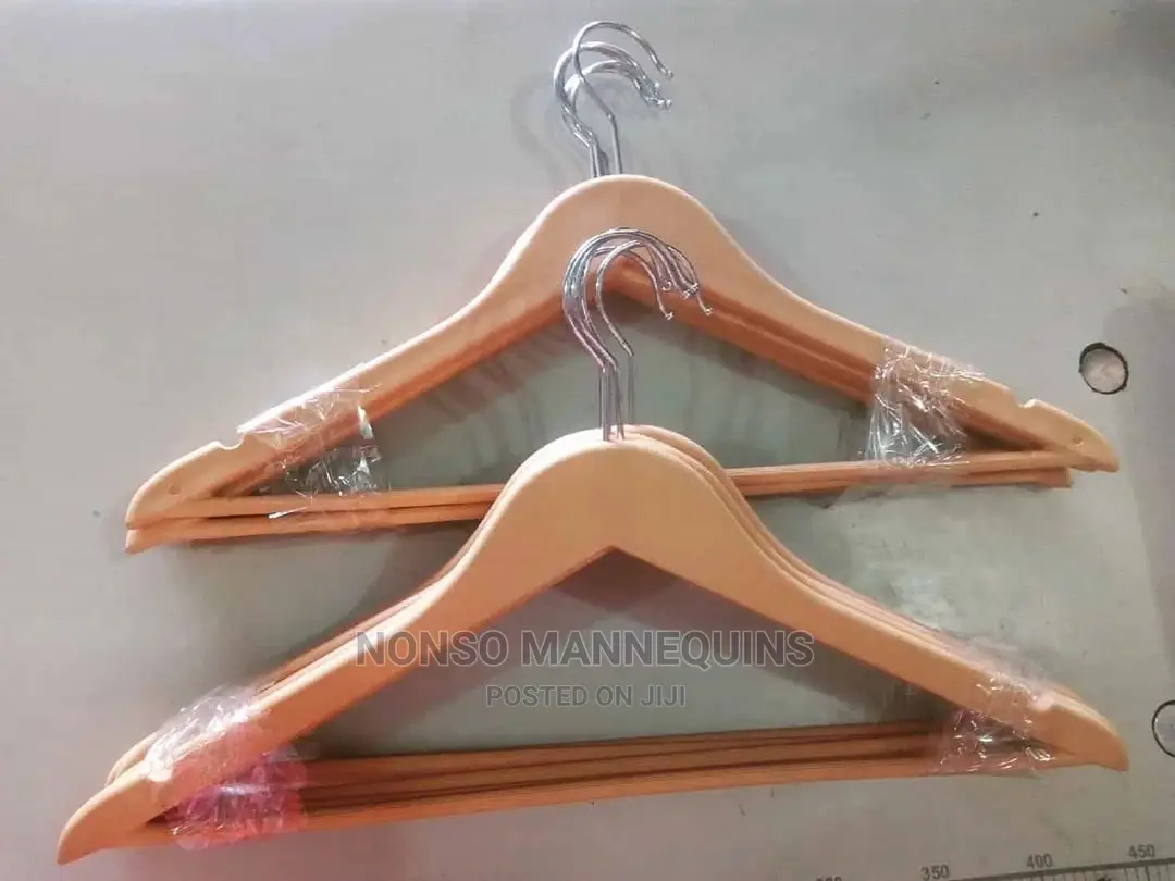 Wood Hangers 10pieces(1pack)