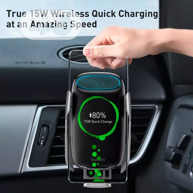 Baseus 15W Qi Wireless Car Charger for iPhone Samsung