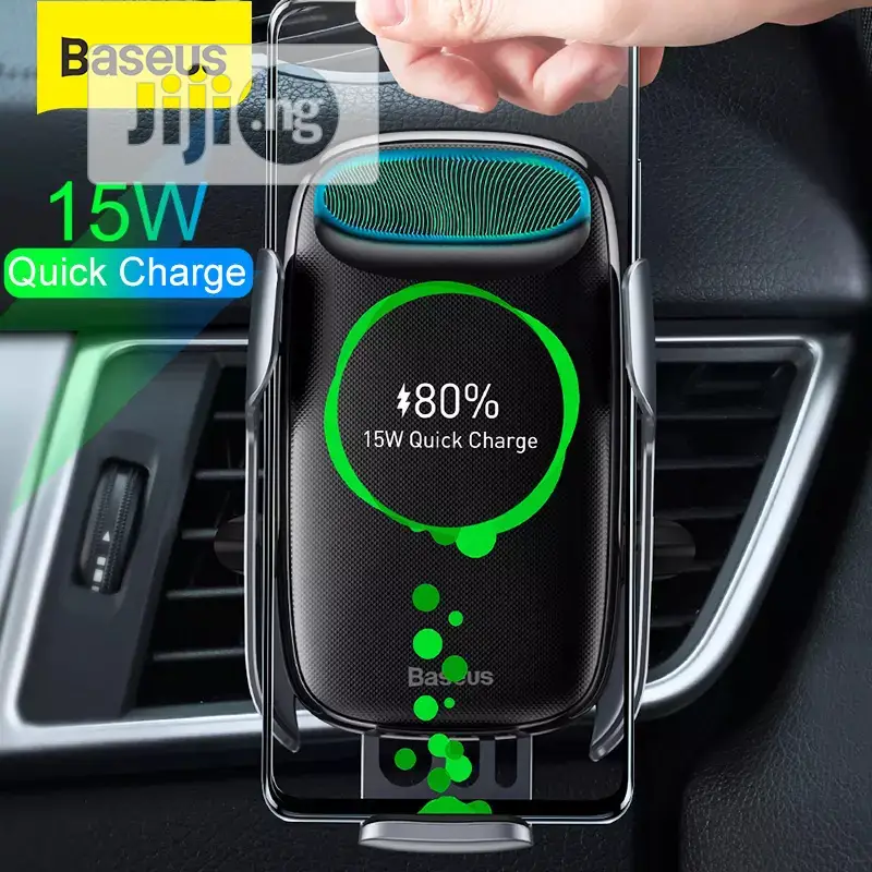 Baseus 15W Qi Wireless Car Charger for iPhone Samsung