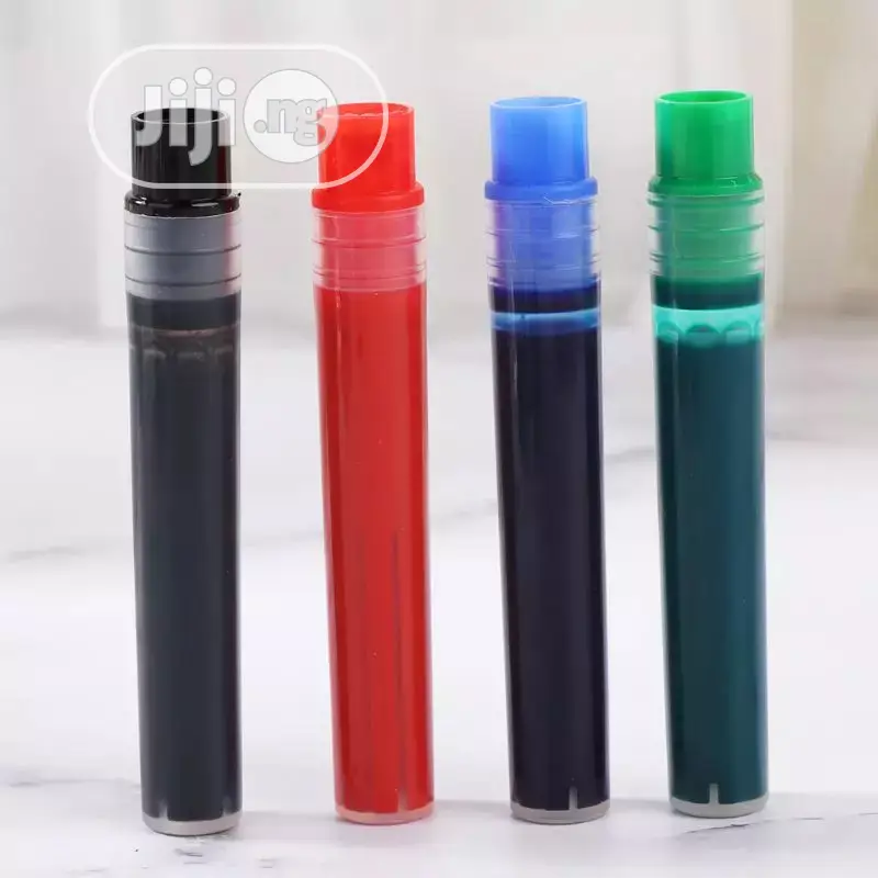 24pcs Replacement Refills For Whiteboard Marker Pen White