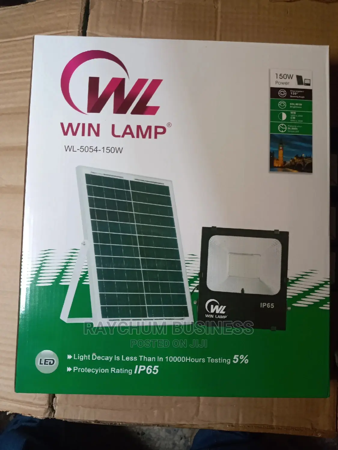 All In One Solar Flood Light 150w With Panel