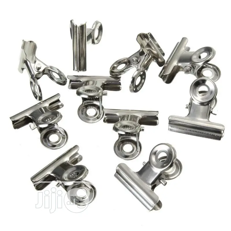 Affordable 10 PCS Silver Tone Metal Office Paper Document