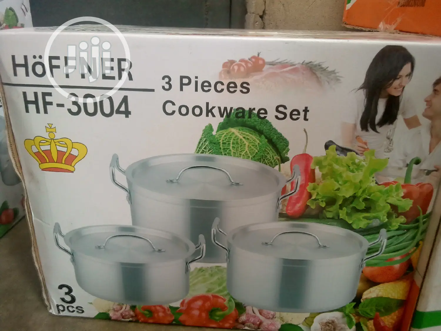 Hoffner 3 Sets Aluminium Cooking Pot