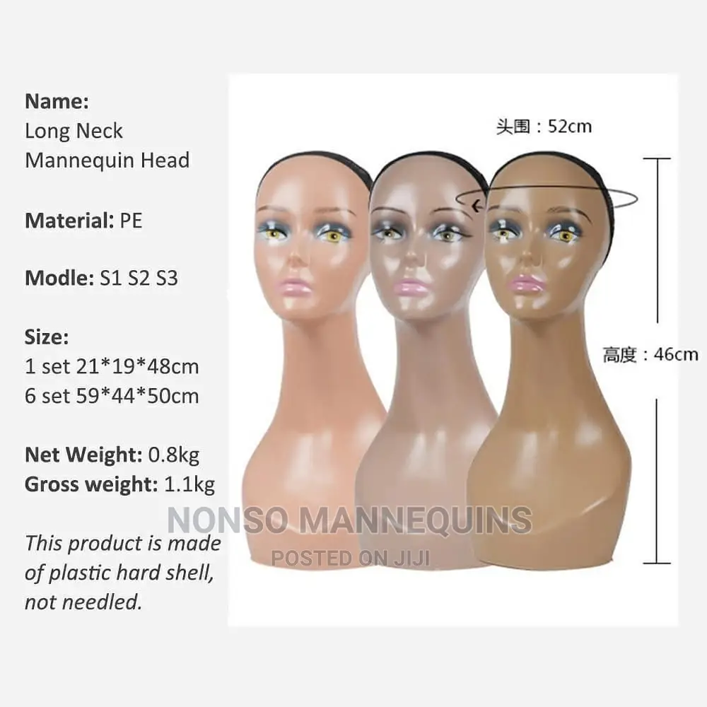 Long Head Mannequin
