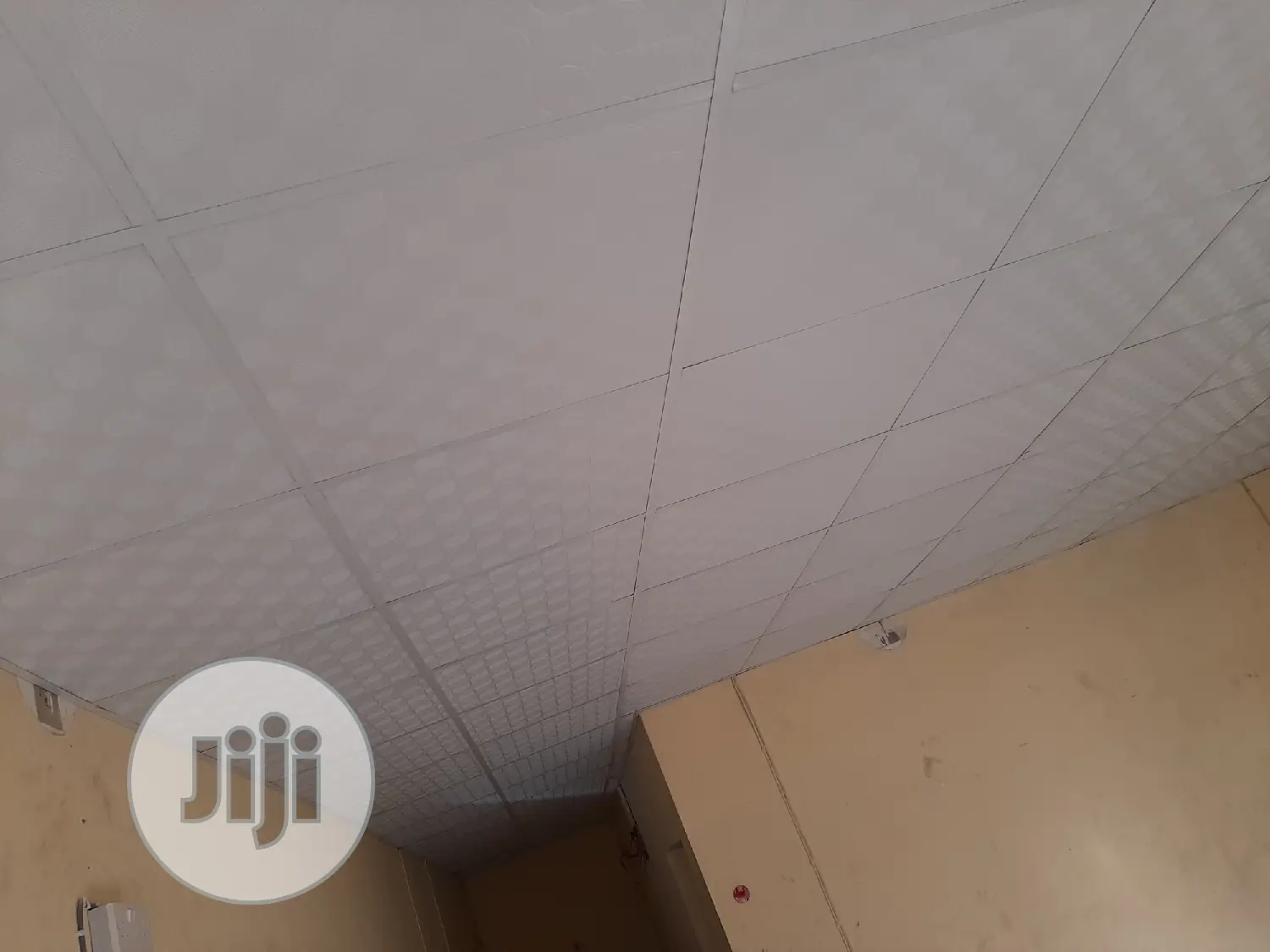 Suspending Ceiling, Drywall Plasterboard, Wooded Floors.