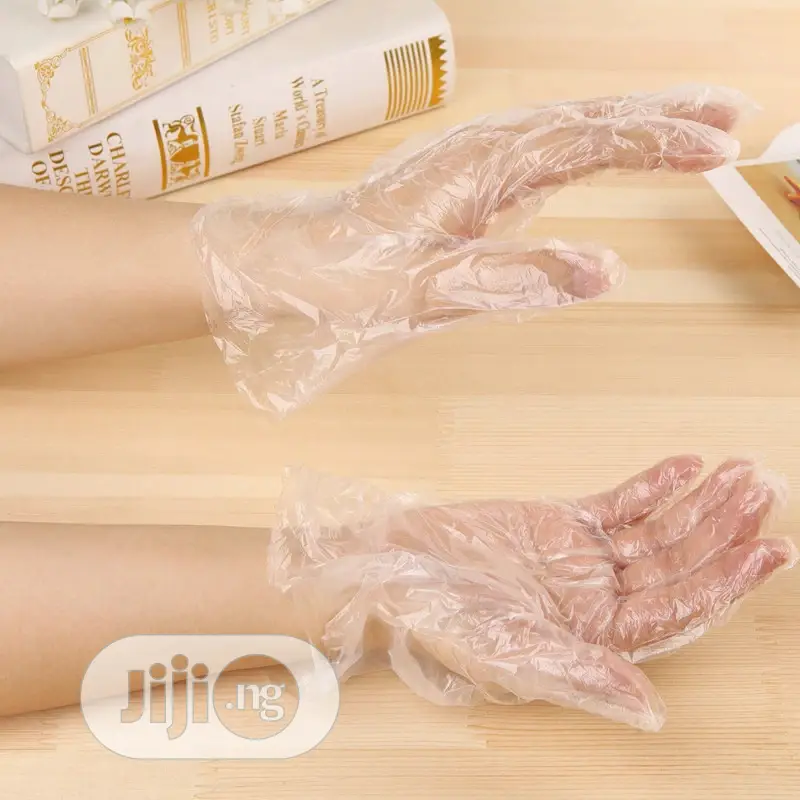 100pcs Disposable Gloves Food Plastic Gloves for Restaurant