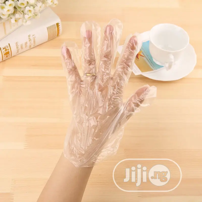 100pcs Disposable Gloves Food Plastic Gloves for Restaurant