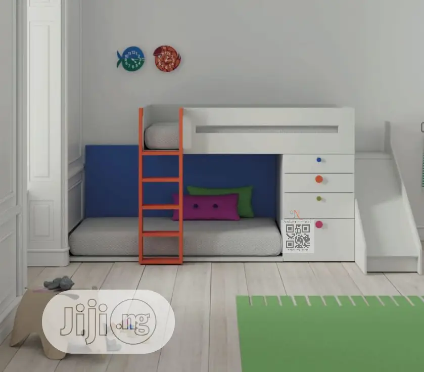 Bunk Beds With Slides Steps for Cool Children