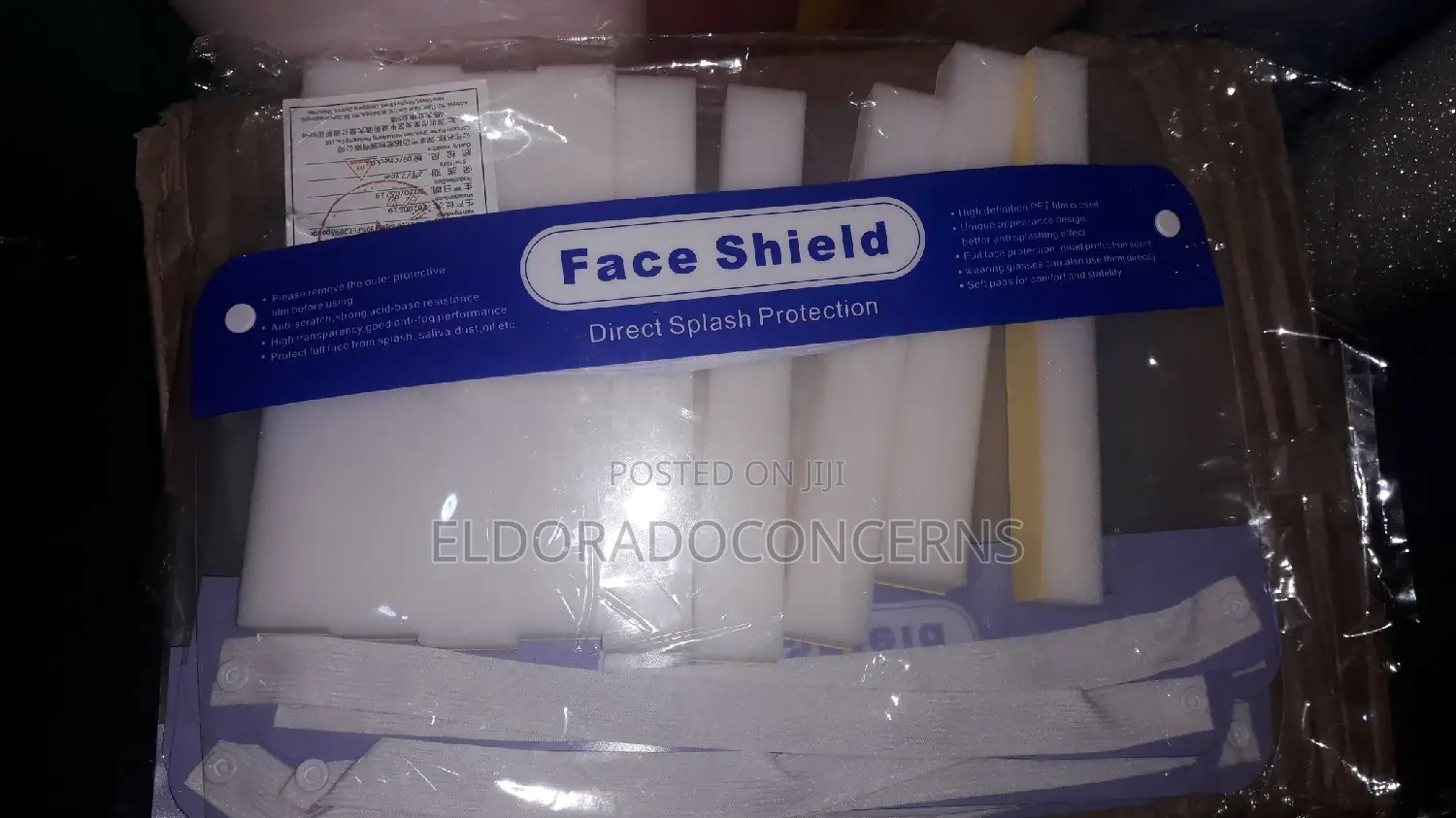 Reusable Anti Droplets Face Shield ( Bulk N Retail)
