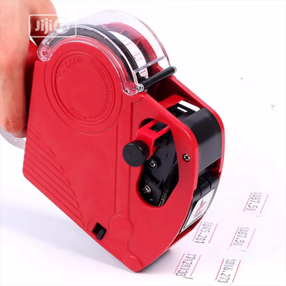 8 Digits Handheld Price Label Gun Plastic Tag Labeller Machi