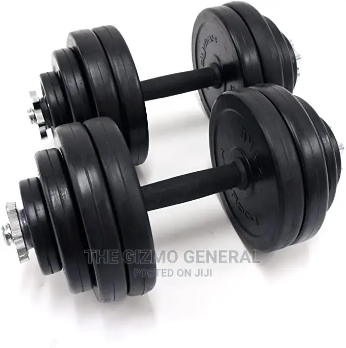 Rubber Dumbbell - 30KG