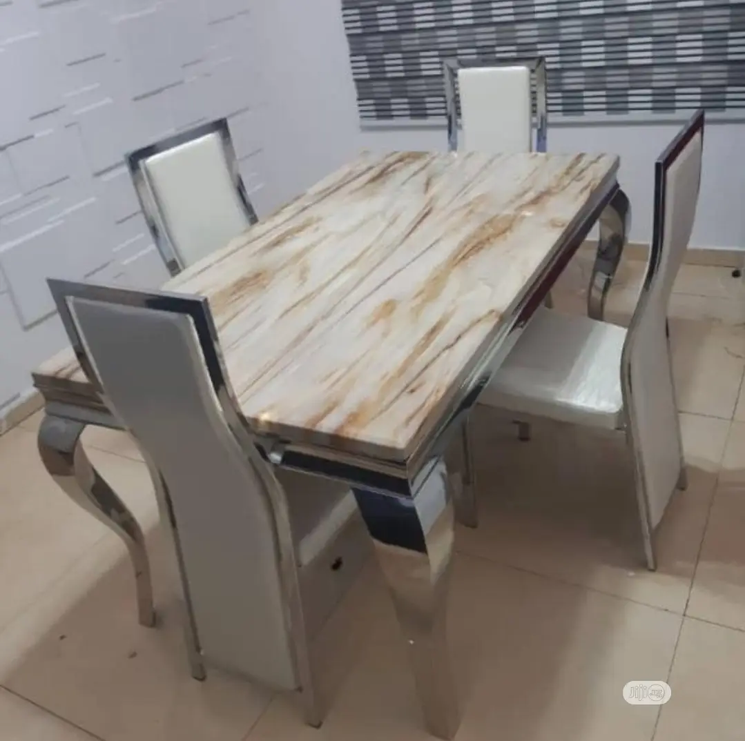Marble Dining Table and Chair