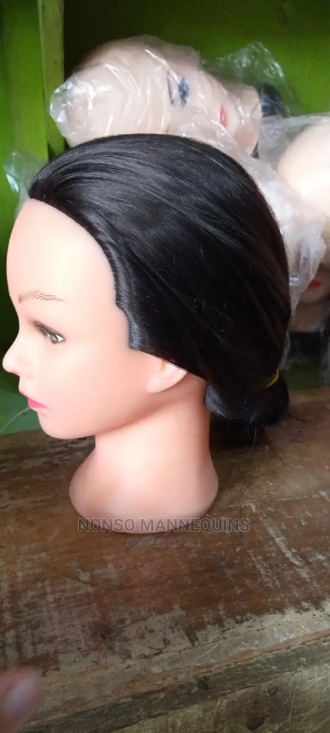 Head Mannequin With Hair