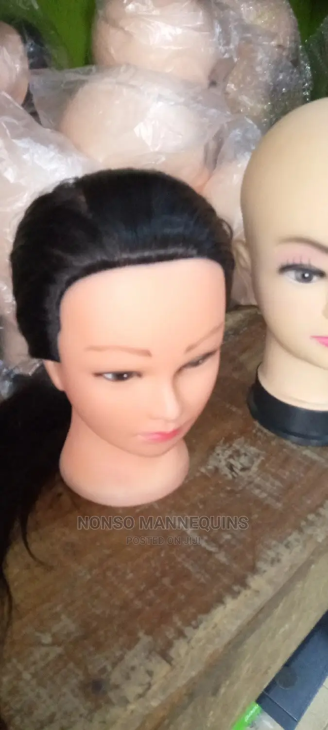 Head Mannequin With Hair