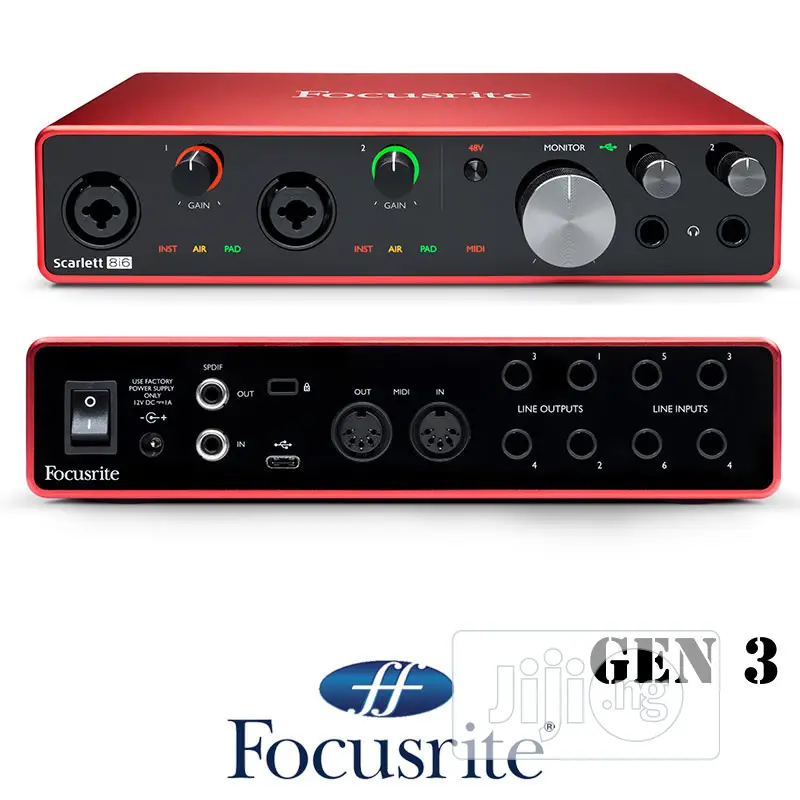 Focurite Scarlett 8i6 3rd Soundcard