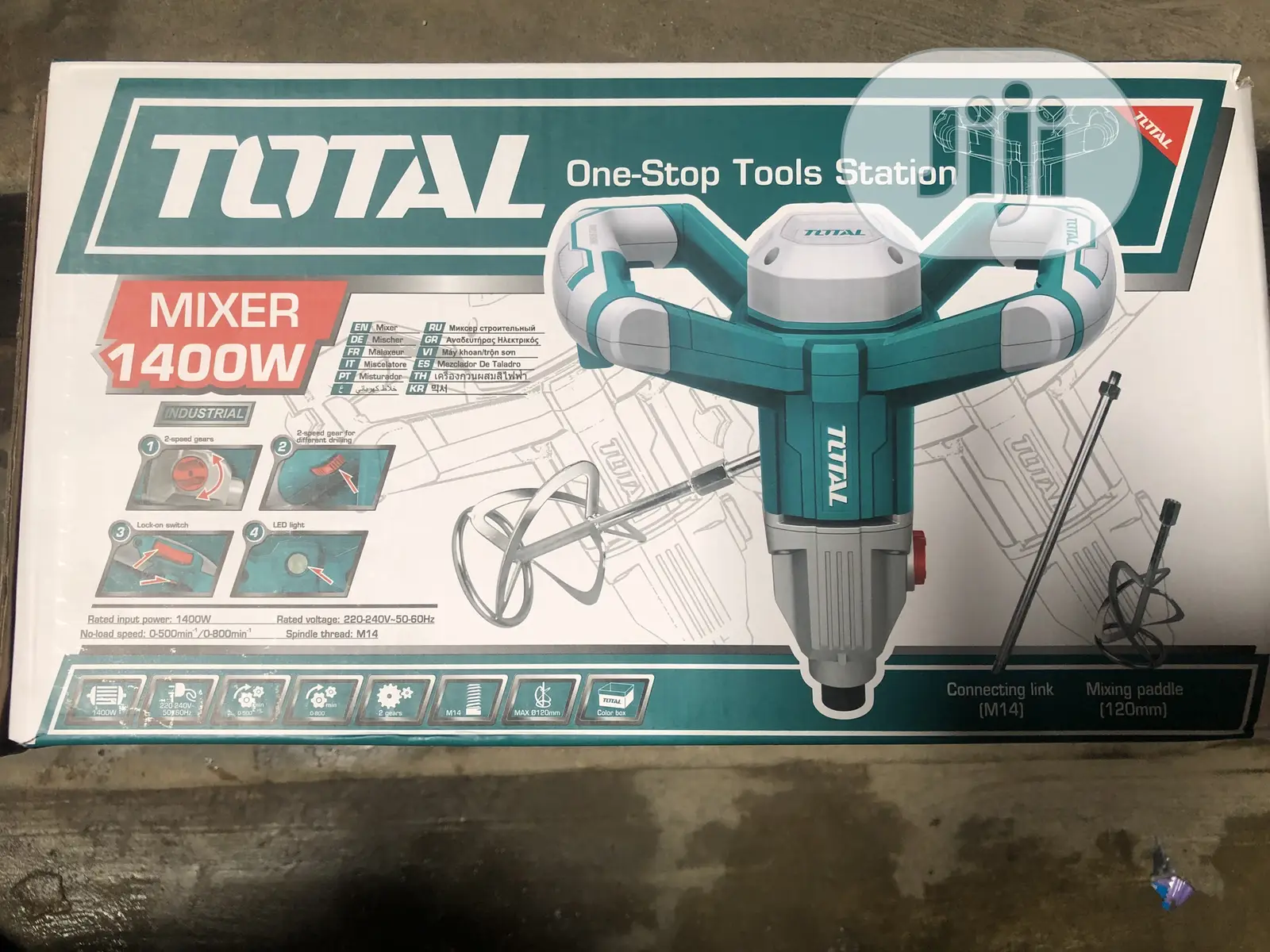 Total Electric Hand Mixer Machine 1400w One Stop Tools
