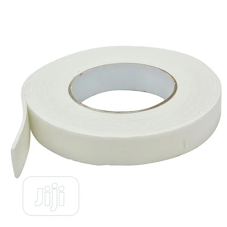 White Strong Double Sided Sticky Tape Foam Double Faced Sel