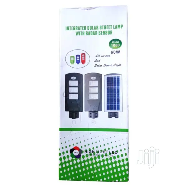 Integrated Solar Street Lamp With Radar Sensor 60W