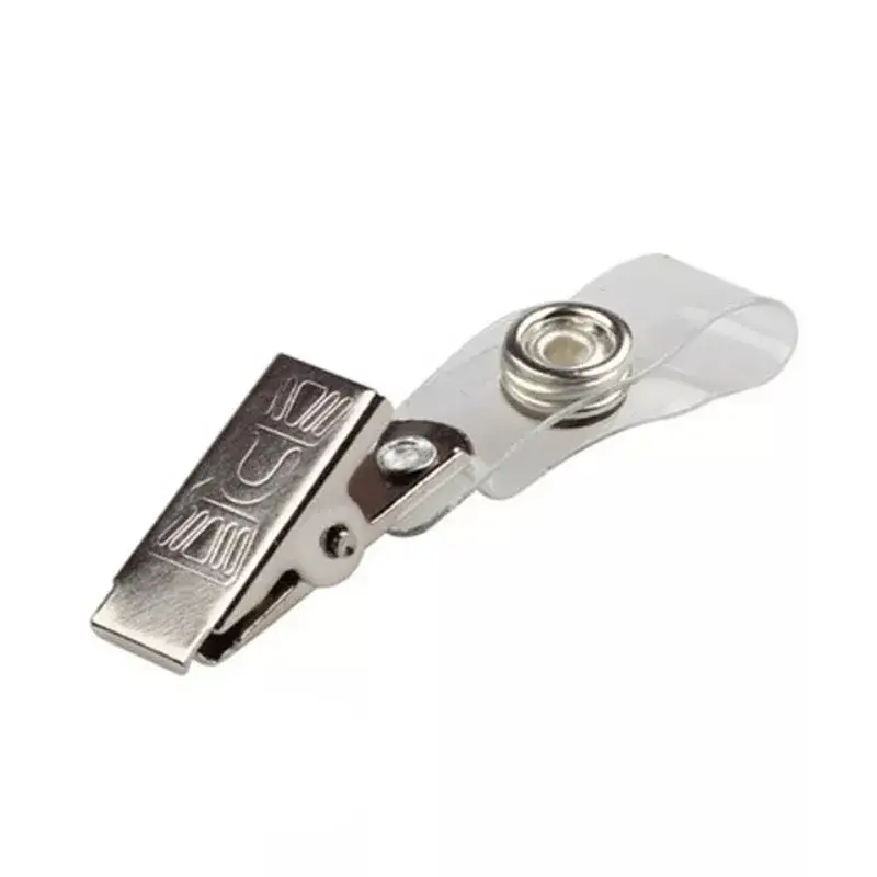 100pcs Retractable Reel Recoil ID Badge Lanyard