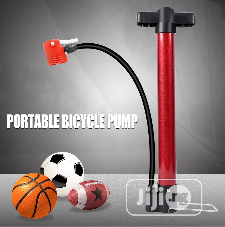 1pcs Aluminum Alloy Bike Pump Portable Foot Pump Schrader